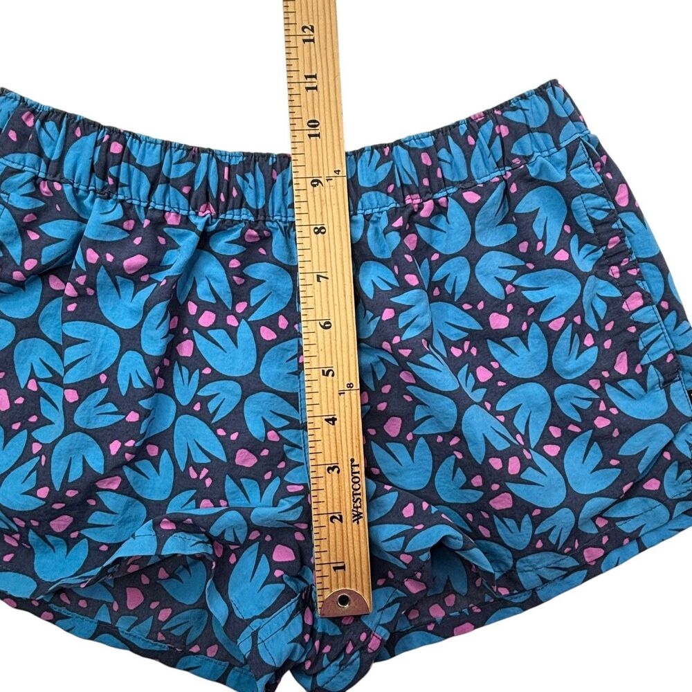 Patagonia Womens Small Barely Baggies 2.5" Shorts Pollen Confetti Dolomite Blue - Picture 10 of 16
